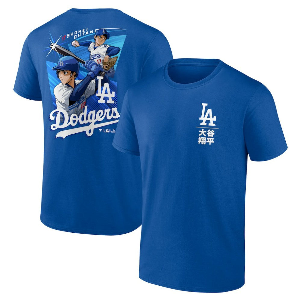 Shohei Ohtani Los Angeles Dodgers Anime Player T-Shirt Royal