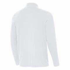 Chicago Cubs Antigua Alternate Logo Intent Quarter-Zip Pullover White