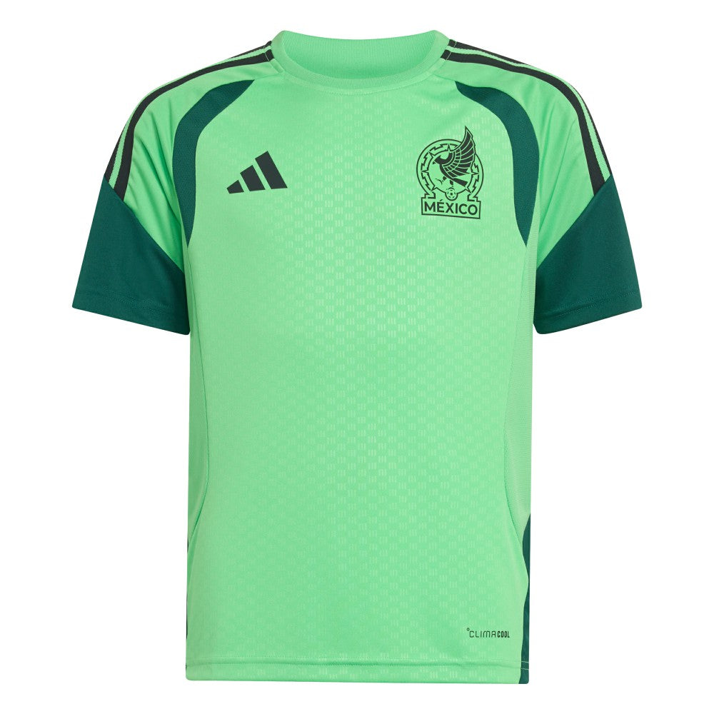 Mexico National Team Youth FIFA x World Cup 2026 Tiro Training Jersey Green - Adidas