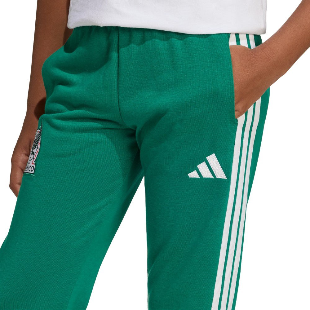 Mexico National Team Youth FIFA x World Cup Alphaskin Pants Green - Adidas