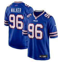 Deone Walker Buffalo Bills Team Game Jersey - Royal