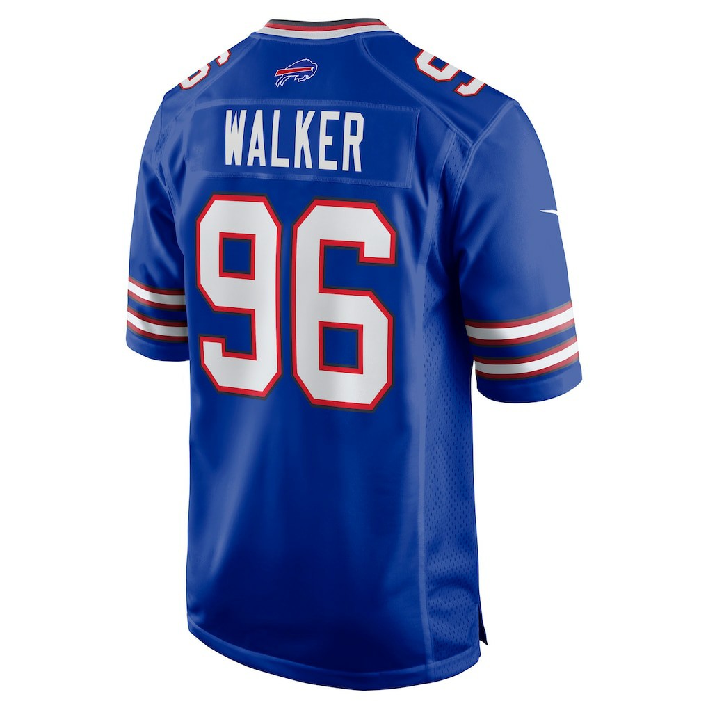 Deone Walker Buffalo Bills Team Game Jersey - Royal
