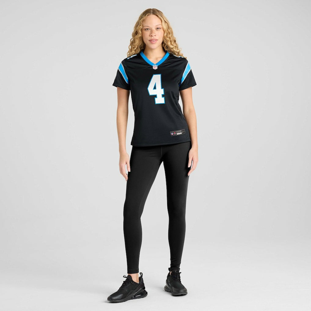 Tetairoa McMillan Carolina Panthers Women's Team Game Jersey - Black