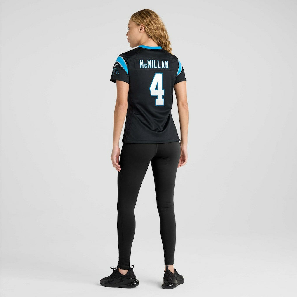Tetairoa McMillan Carolina Panthers Women's Team Game Jersey - Black