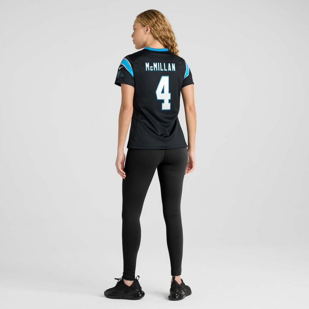 Tetairoa McMillan Carolina Panthers Women's Team Game Jersey - Black