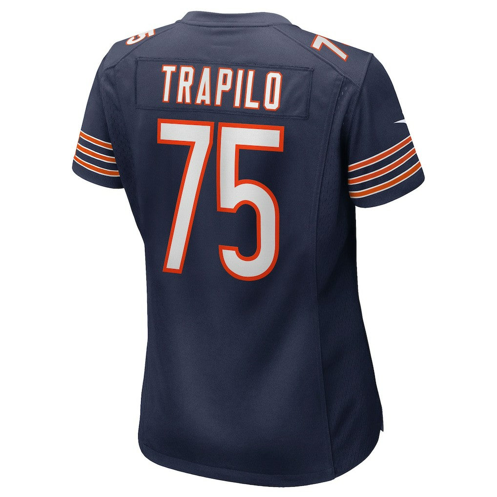 Ozzy Trapilo Chicago Bears Women's Team Game Jersey - Navy