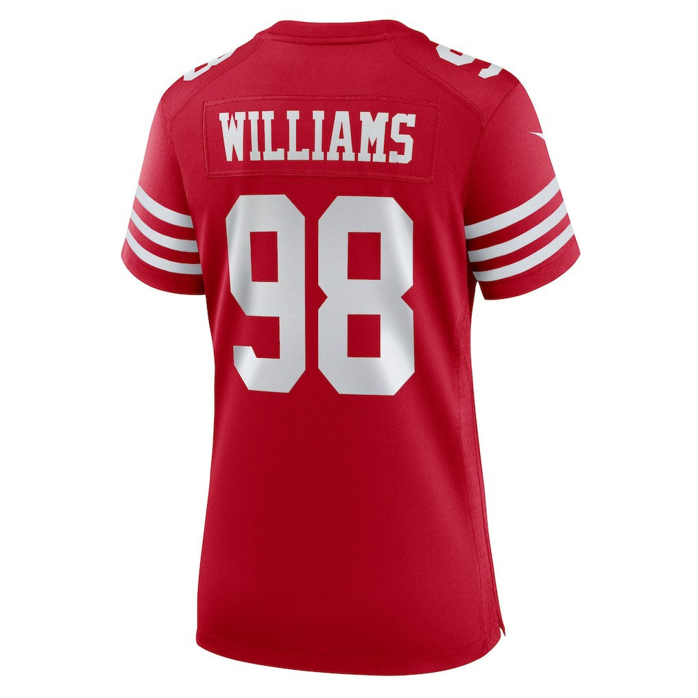 Mykel Williams San Francisco 49ers Women's Team Game Jersey - Scarlet