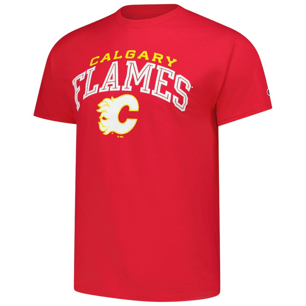 Calgary Flames Champion Primary Logo T-Shirt Red