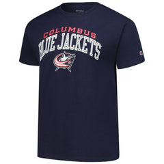 Columbus Blue Jackets Champion Primary Logo T-Shirt Navy