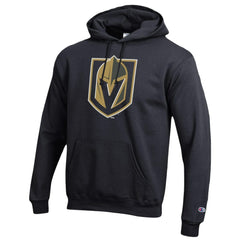 Vegas Golden Knights Champion Primary Logo 1-Hit Pullover Hoodie Black
