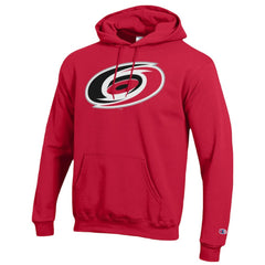 Carolina Hurricanes Champion Primary Logo 1-Hit Pullover Hoodie Red