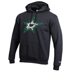 Dallas Stars Champion Primary Logo 1-Hit Pullover Hoodie Black