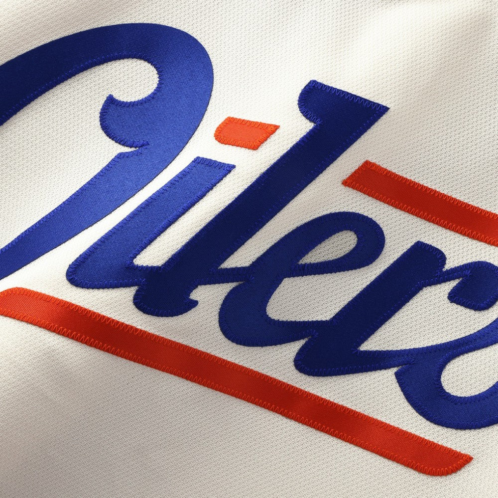 Edmonton Oilers Fanatics Alternate Premium Custom Jersey Light Beige