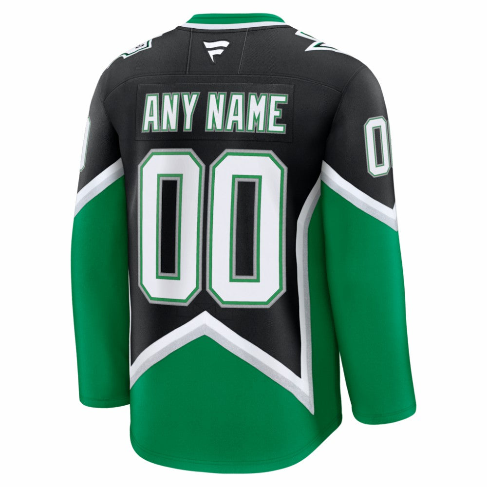 Dallas Stars Fanatics Alternate Premium Custom Jersey Black