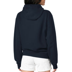 Cleveland Guardians Starter Women's Fireworks Fleece Tri-Blend Pullover Hoodie Navy