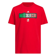 Mexico National Team Youth Jersey Hook T-Shirt Red - Adidas