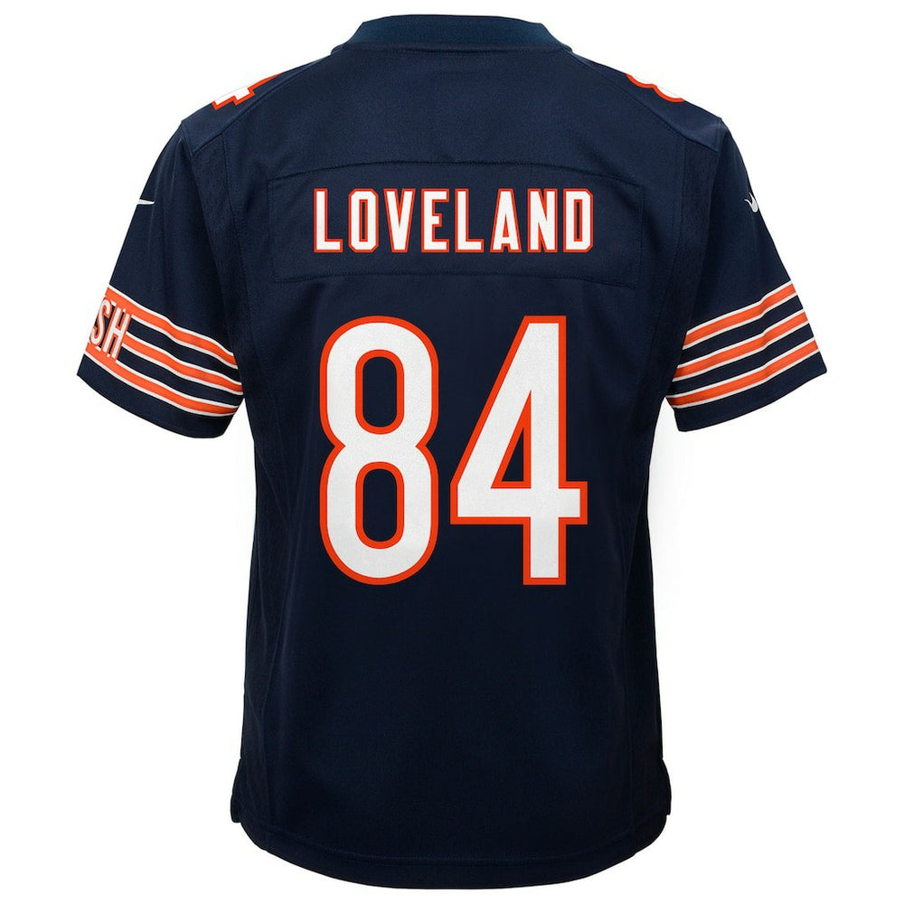 Colston Loveland Chicago Bears Youth Game Jersey - Navy