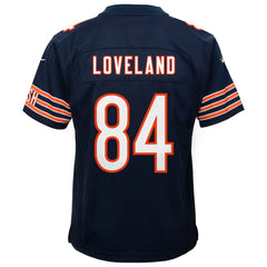 Colston Loveland Chicago Bears Youth Game Jersey - Navy