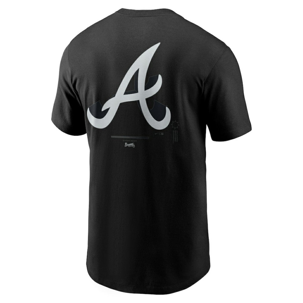 Atlanta Braves  Bar Loading T-Shirt Black | Nike