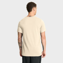 Atlanta Braves Wordmark Tri-Blend T-Shirt Natural | Nike