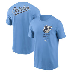 Baltimore Orioles Record Shattered T-Shirt Light Blue | Nike