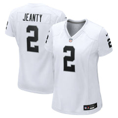 Ashton Jeanty Las Vegas Raiders Women's Game Jersey - White