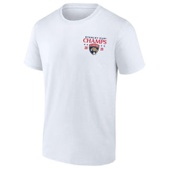 Florida Panthers Fanatics 2025 Stanley Cup Champions Jersey Roster T-Shirt White