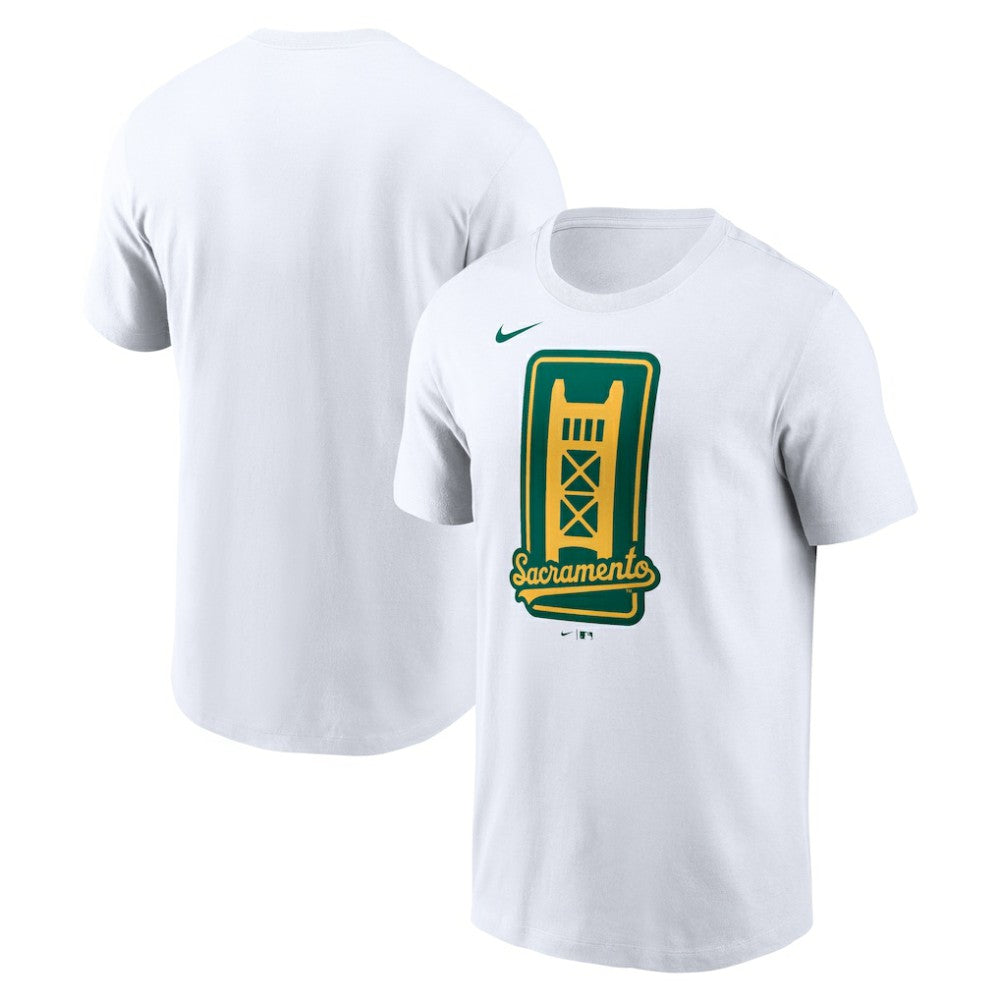 Athletics Script T-Shirt White | Nike