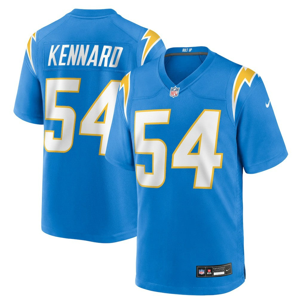 Kyle Kennard Los Angeles Chargers Team Game Jersey - Powder Blue