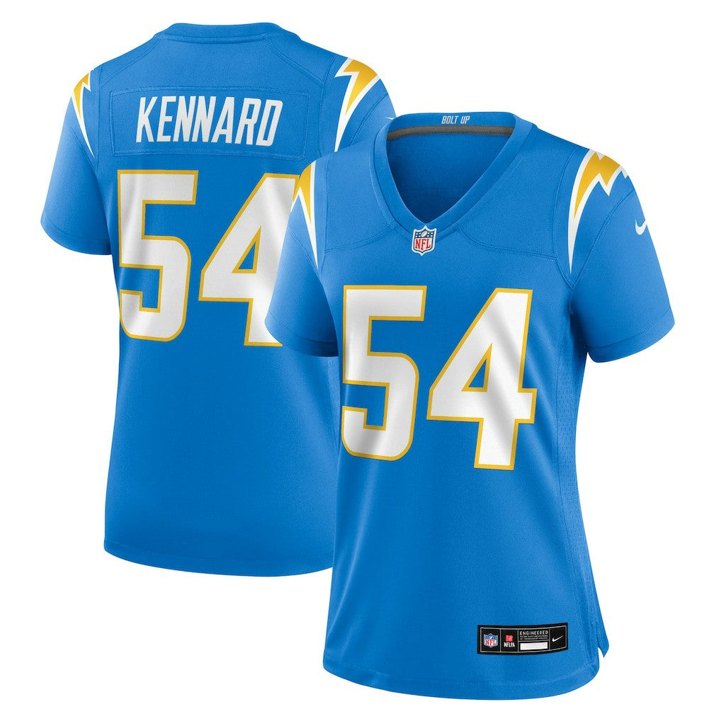 Kyle Kennard Los Angeles Chargers Women's Team Game Jersey - Powder Blue