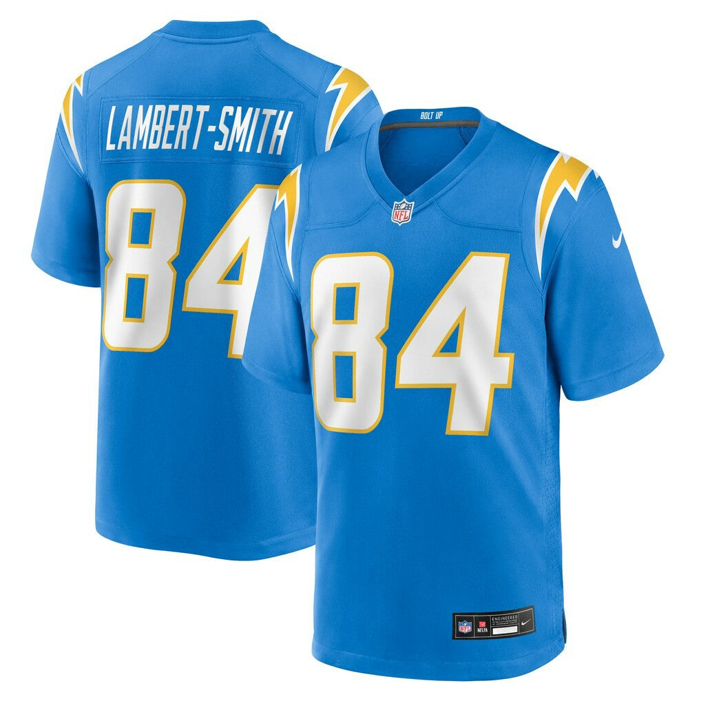 KeAndre Lambert-Smith Los Angeles Chargers Team Game Jersey - Powder Blue