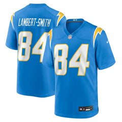 KeAndre Lambert-Smith Los Angeles Chargers Team Game Jersey - Powder Blue