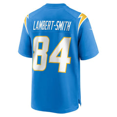 KeAndre Lambert-Smith Los Angeles Chargers Team Game Jersey - Powder Blue