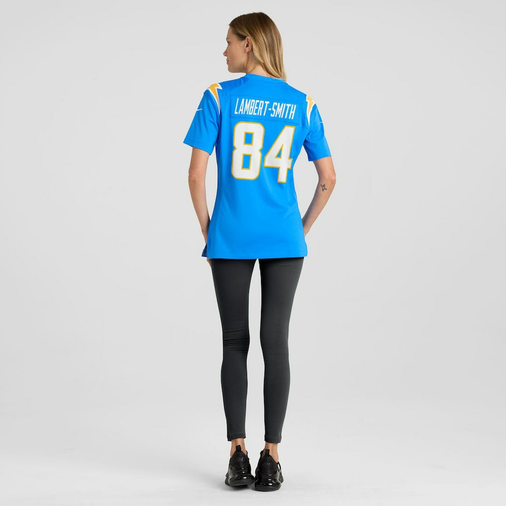 KeAndre Lambert-Smith Los Angeles Chargers Women's Team Game Jersey - Powder Blue