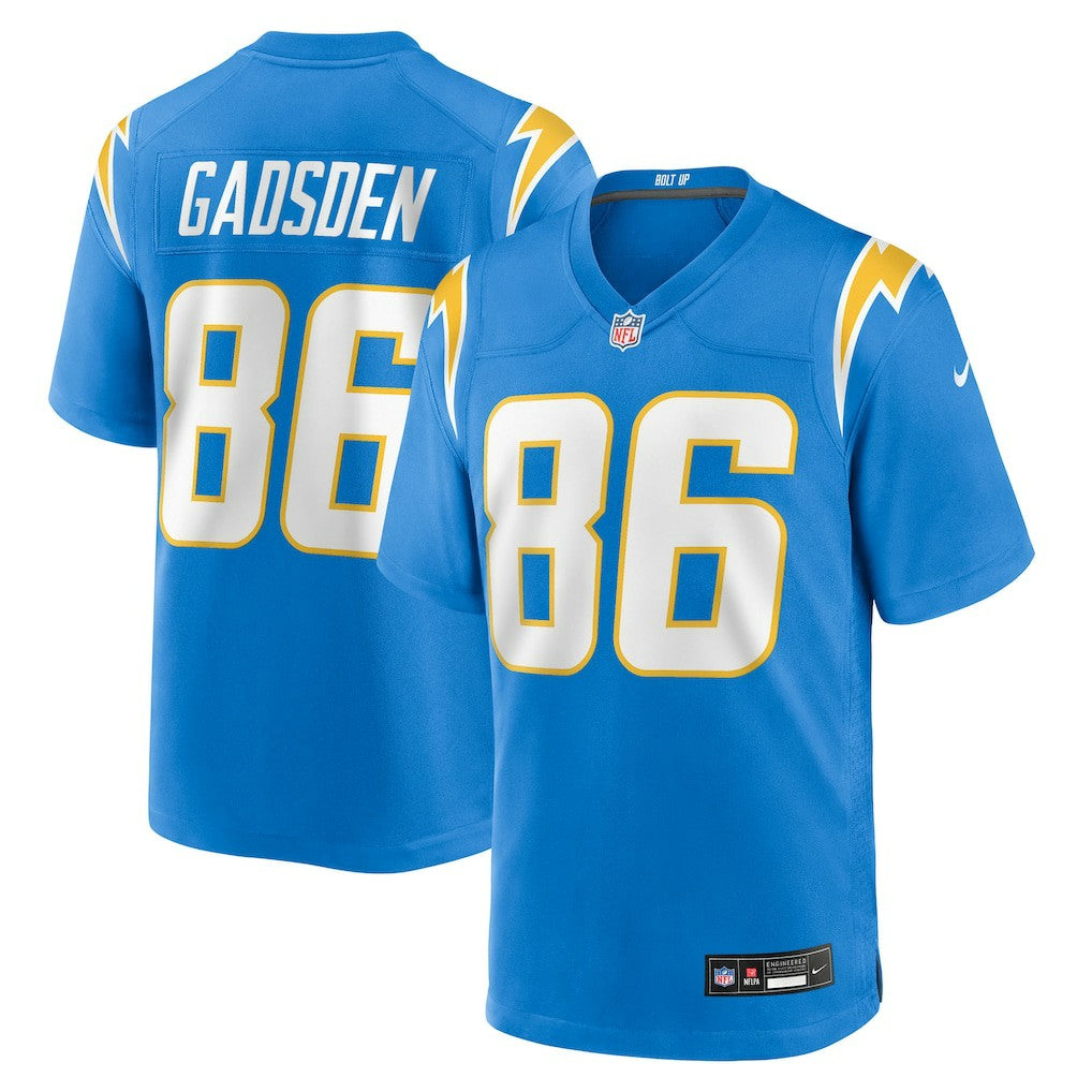 Oronde Gadsden Los Angeles Chargers Team Game Jersey - Powder Blue