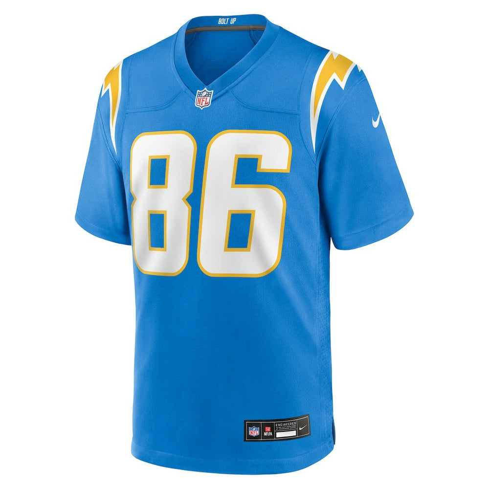 Oronde Gadsden Los Angeles Chargers Team Game Jersey - Powder Blue