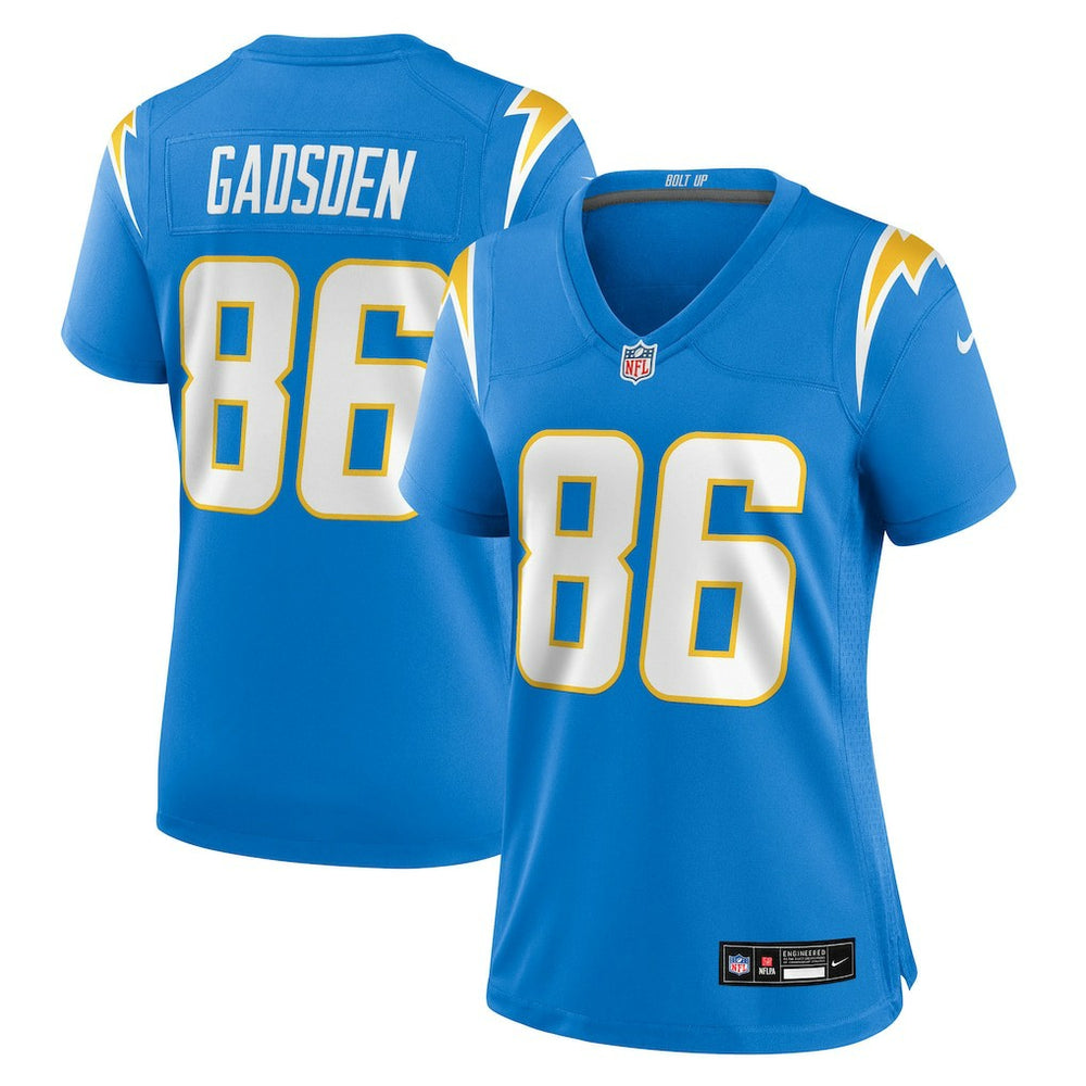 Oronde Gadsden Los Angeles Chargers Women's Team Game Jersey - Powder Blue