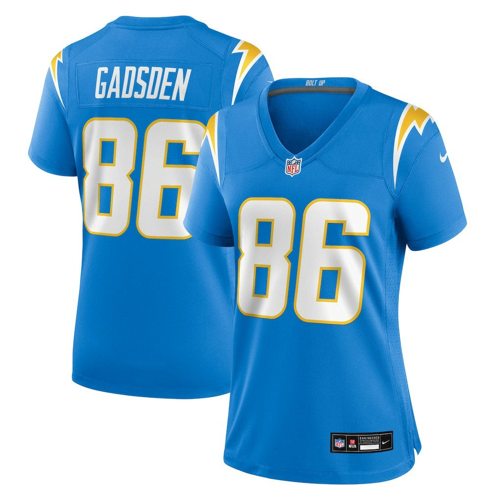 Oronde Gadsden Los Angeles Chargers Women's Team Game Jersey - Powder Blue