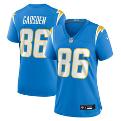 Oronde Gadsden Los Angeles Chargers Women's Team Game Jersey - Powder Blue
