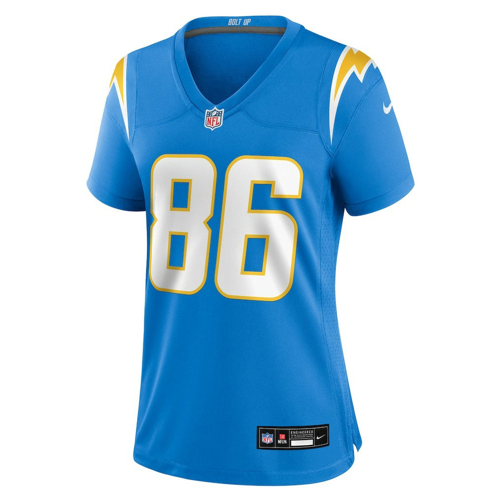 Oronde Gadsden Los Angeles Chargers Women's Team Game Jersey - Powder Blue