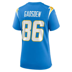 Oronde Gadsden Los Angeles Chargers Women's Team Game Jersey - Powder Blue
