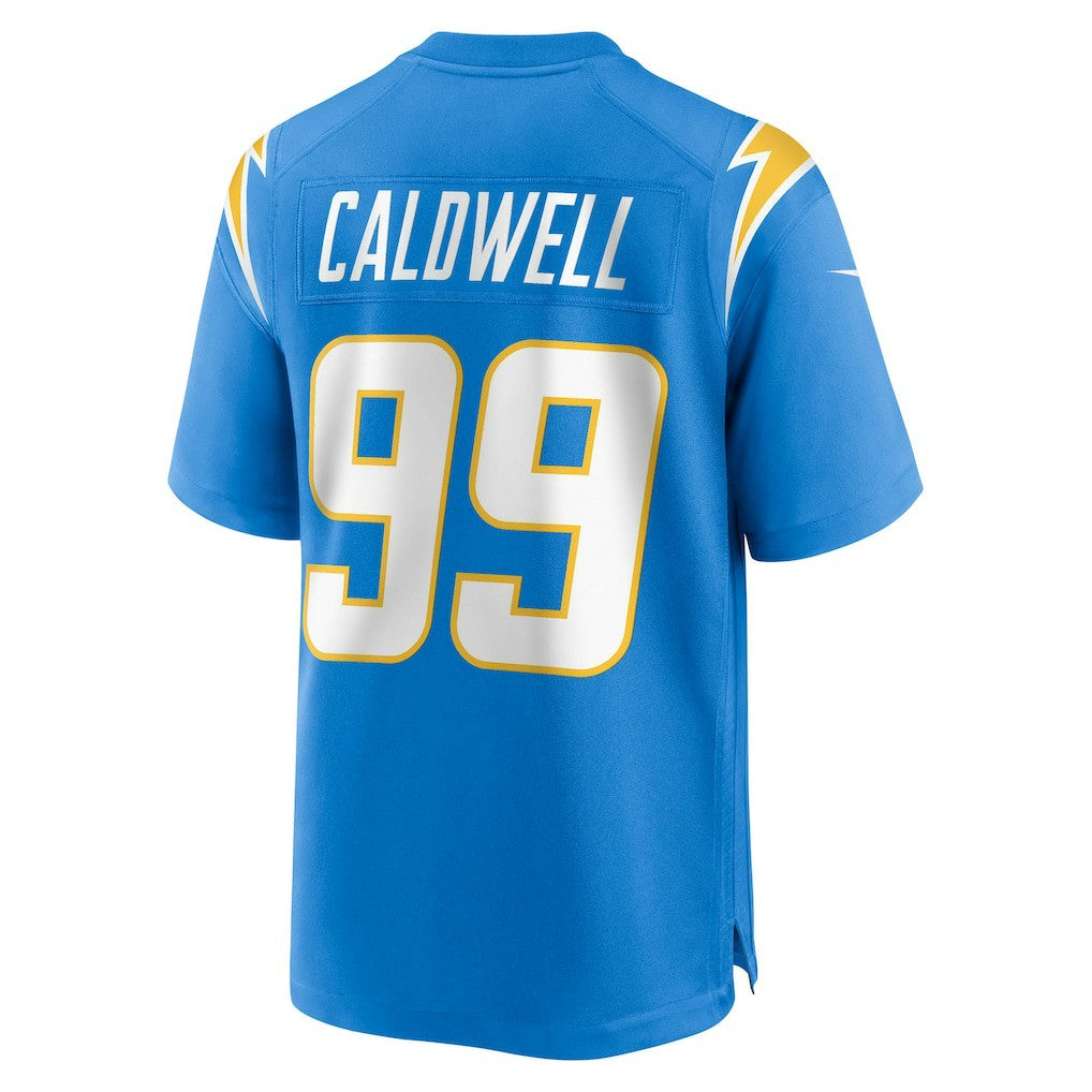 Jamaree Caldwell Los Angeles Chargers Team Game Jersey - Powder Blue