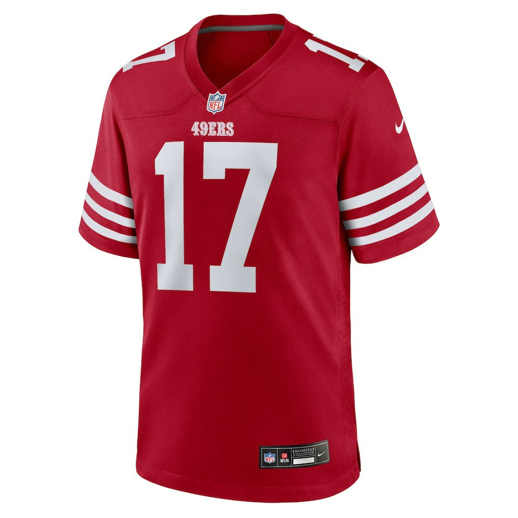 Jordan Watkins San Francisco 49ers Team Game Jersey - Scarlet