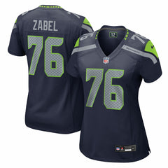 Grey Zabel Seattle Seahawks Women's Team Game Jersey - College Navy