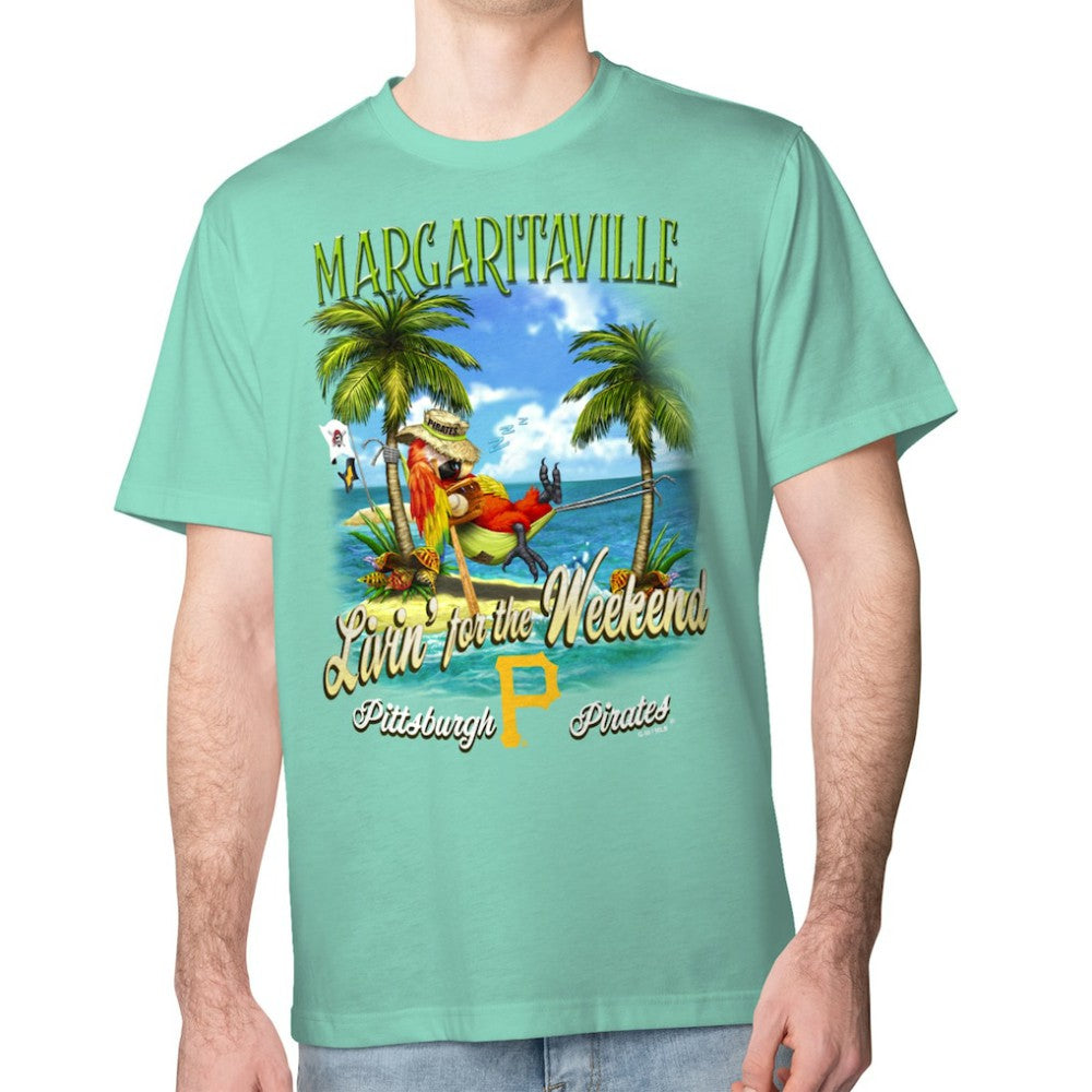 Pittsburgh Pirates Margaritaville Livin' for the Weekend T-Shirt Mint