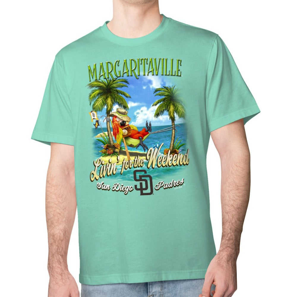 San Diego Padres Margaritaville Livin' for the Weekend T-Shirt Mint