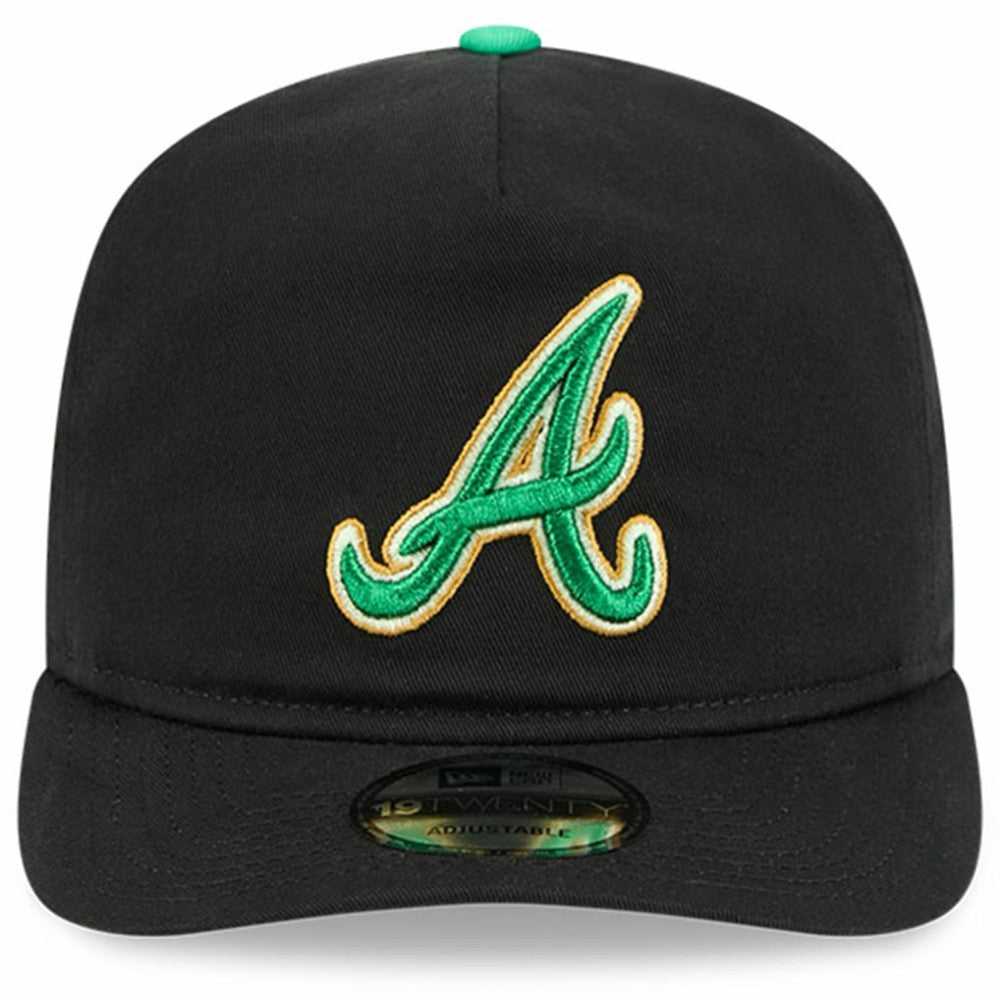Atlanta Braves 2026 St. Patrick's Day 19TWENTY Adjustable Hat Black | New Era
