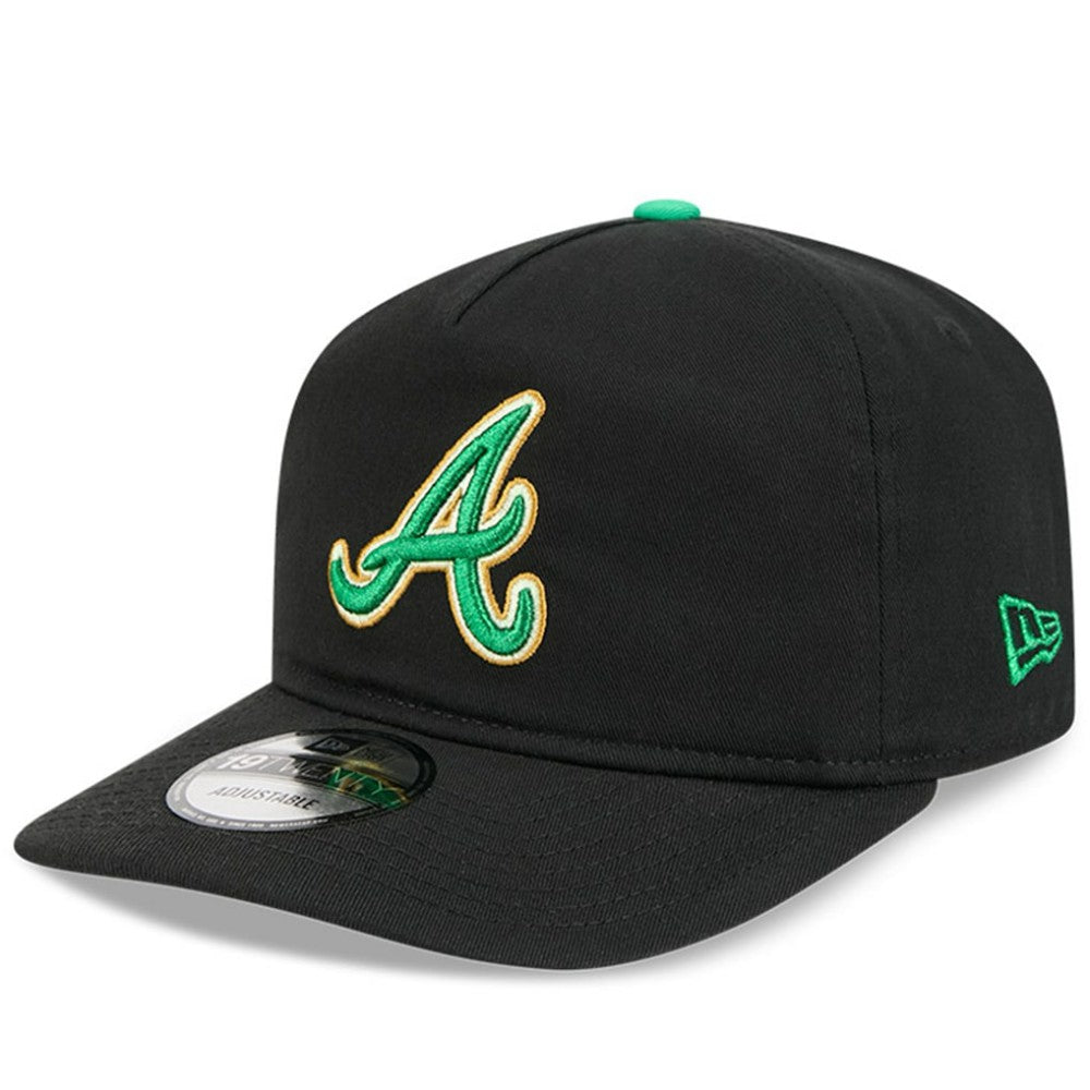 Atlanta Braves 2026 St. Patrick's Day 19TWENTY Adjustable Hat Black | New Era
