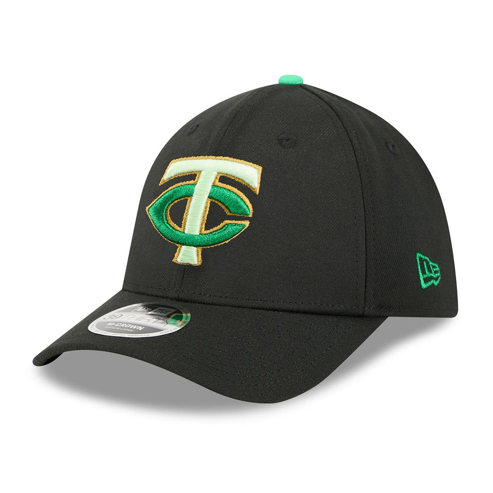 Minnesota Twins 2026 St. Patrick's Day 39THIRTY Flex Hat Black | New Era
