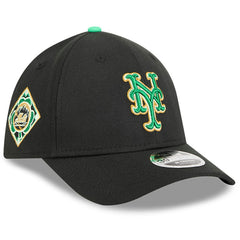 New York Mets 2026 St. Patrick's Day 39THIRTY Flex Hat Black | New Era